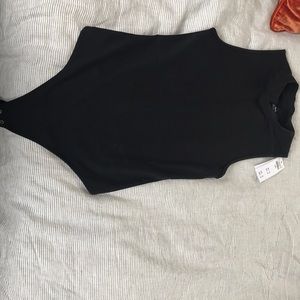 Small, black, sleeveless onesie, Abercrombiefitch